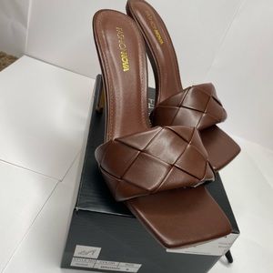 Brown FN Mule Heels